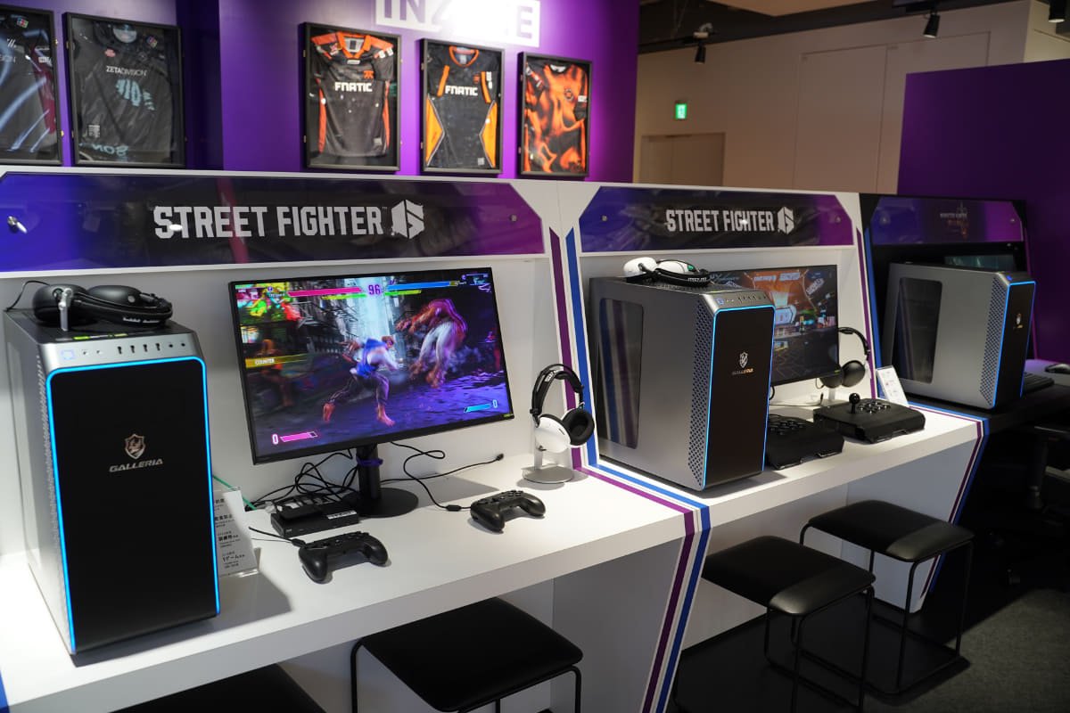 85インチの大型モニターも用意し、ゲーム大会も開催できる