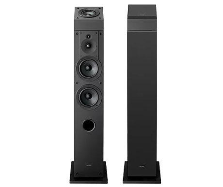 フロア型の上部に設置したところ