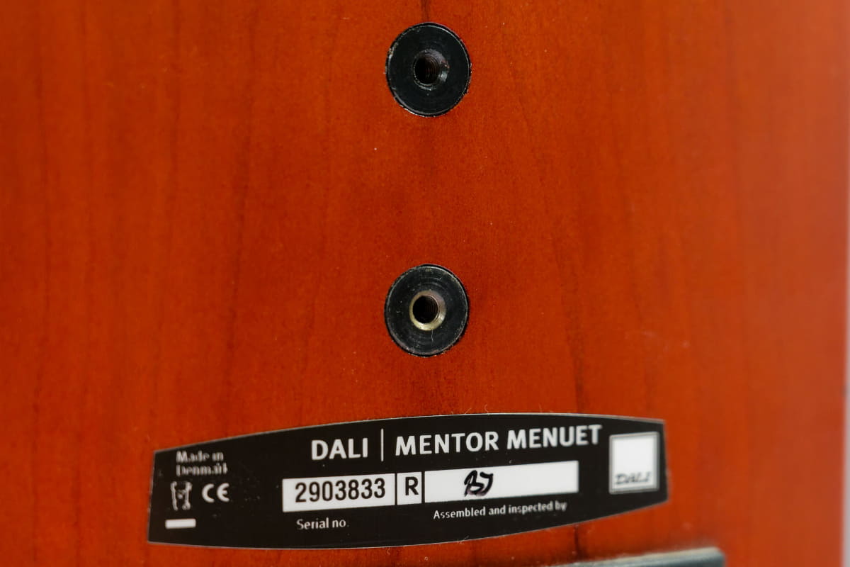 よく見ると裏側に2つ、ねじ穴が隠されていた