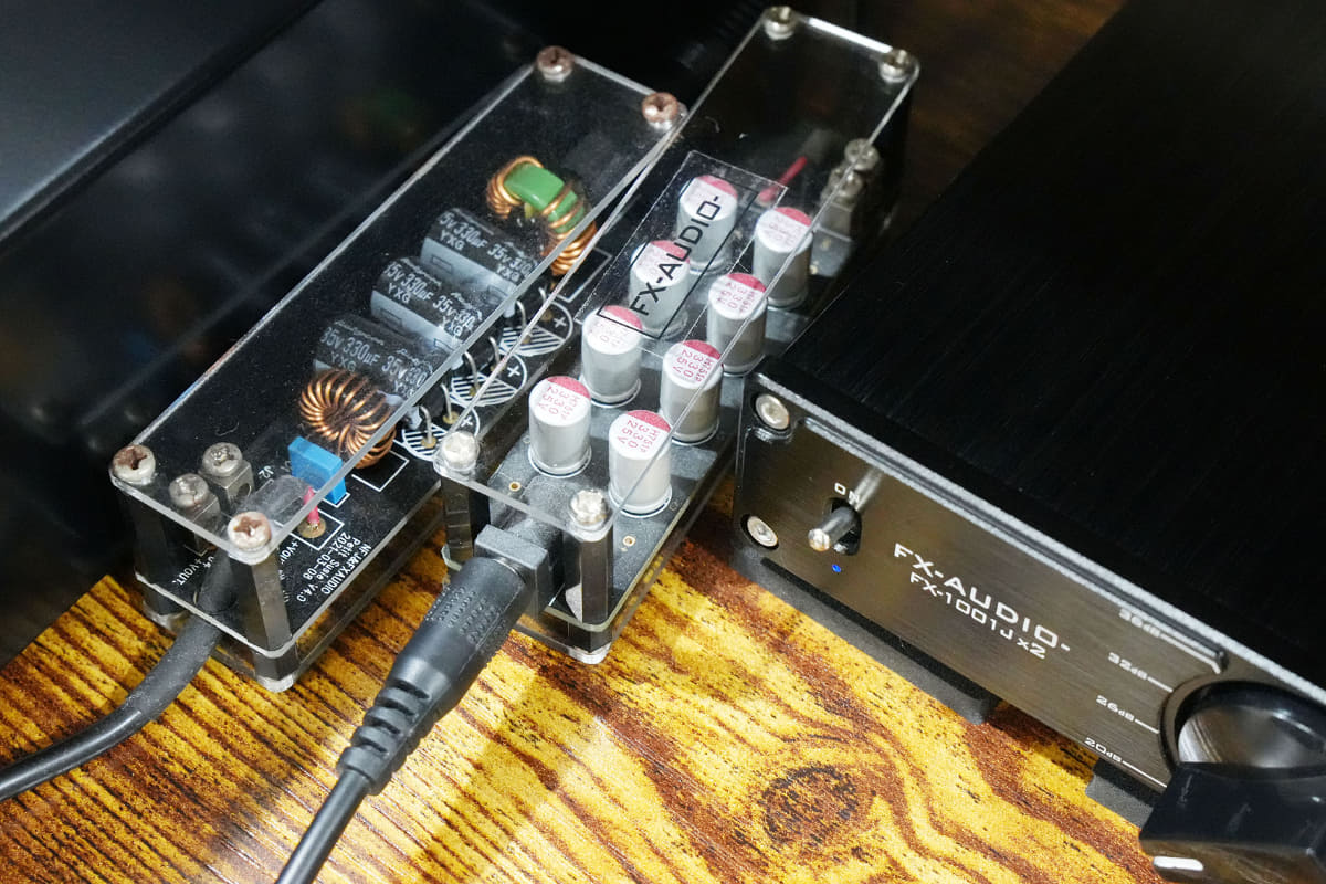 普段はアンプ向けに、FX-AUDIO-の「Petit Susie」と「Petit Tank [Limited Edition]」を活用している