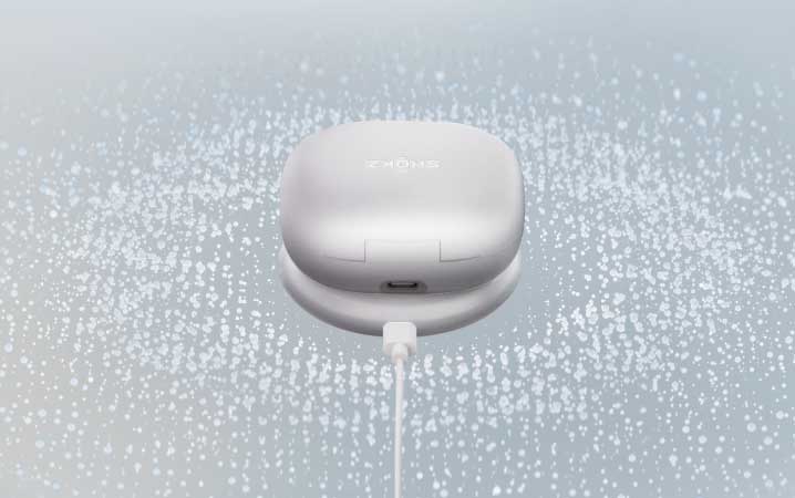 Qi規格のワイヤレス充電に対応