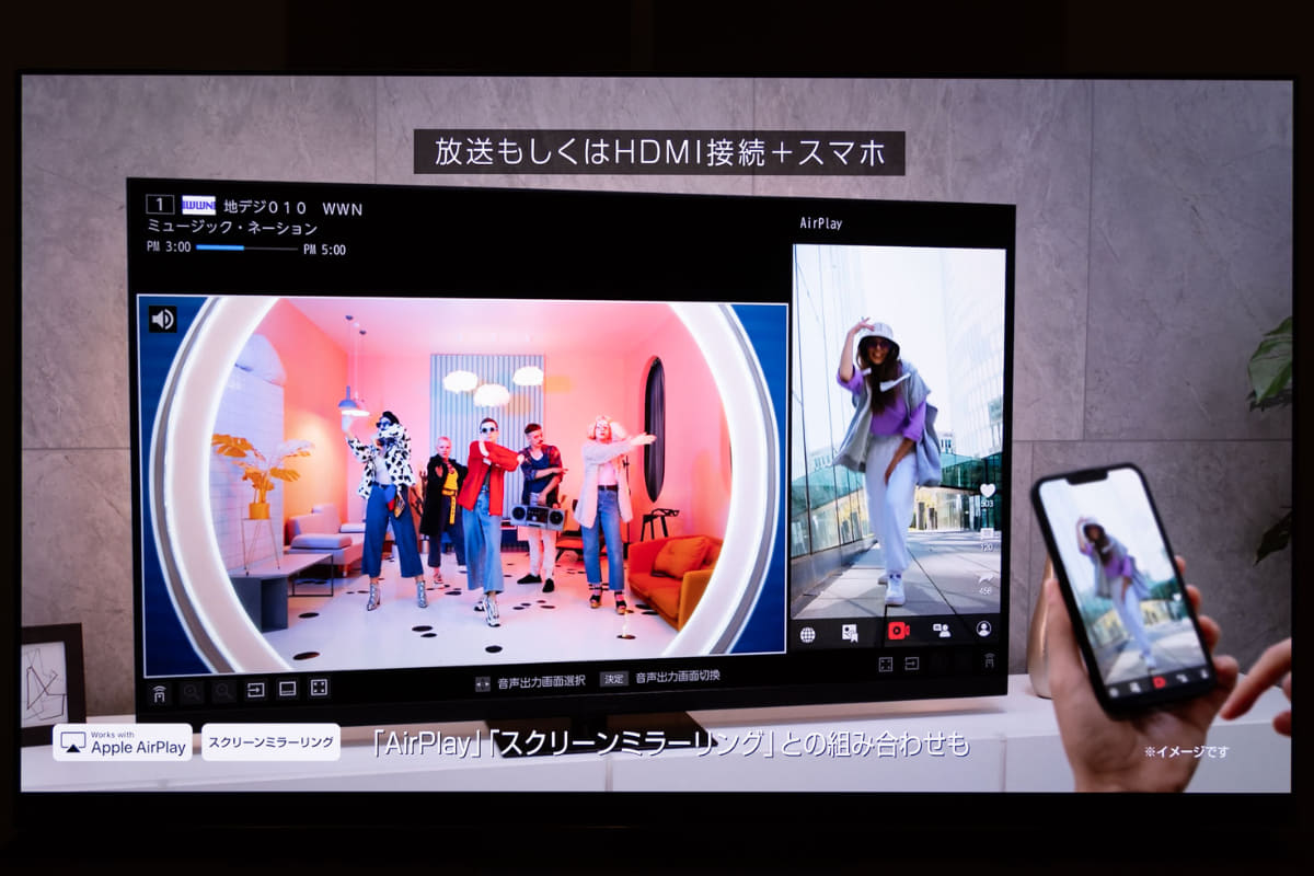 復活した「2画面表示機能」