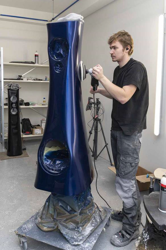 XB Diamond MkIIを研磨しているところ