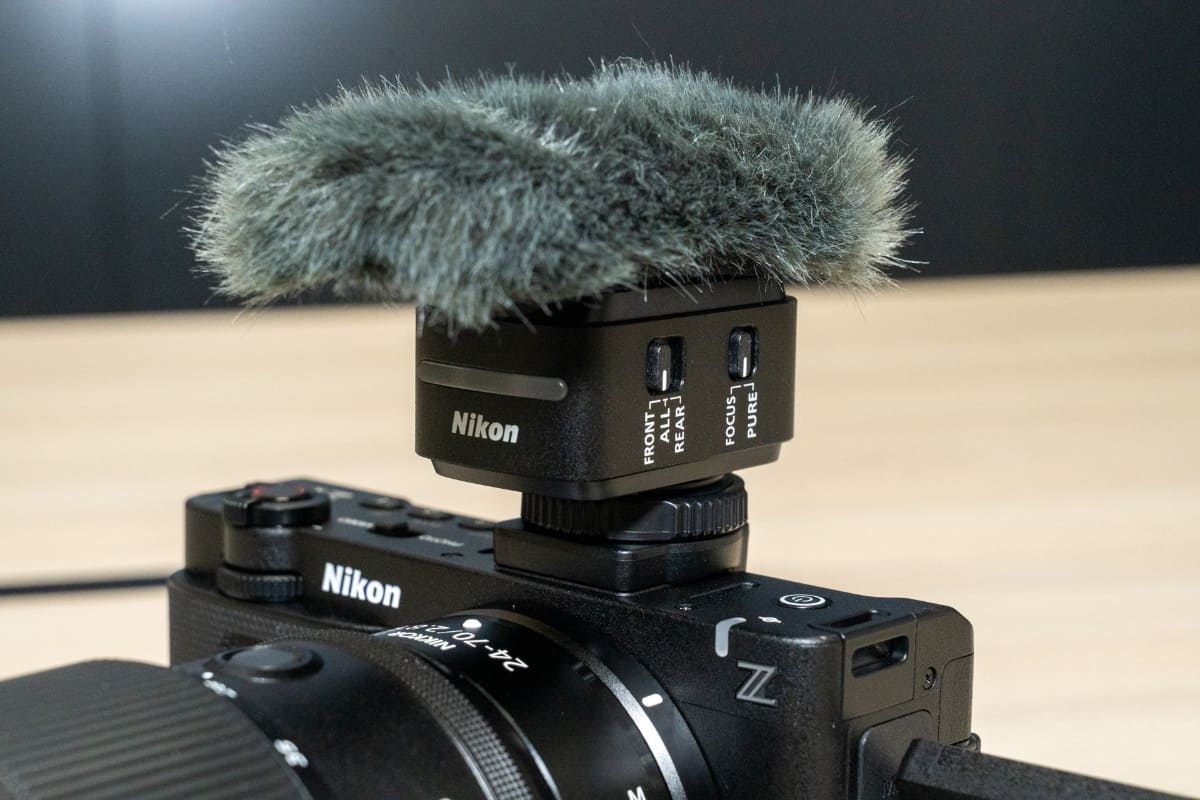 ME-D10をZRに装着したところ