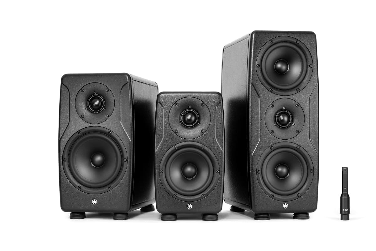 左からiLoud Precision 6 MKII、iLoud Precision 5 MKII、iLoud Precision MTM MKII