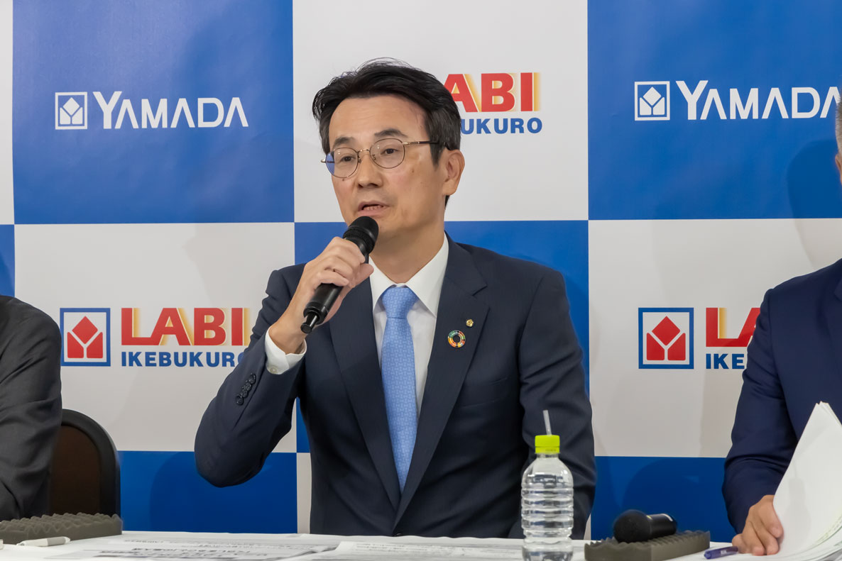 ヤマダホールディングス 代表取締役社長兼COO 上野善紀氏
