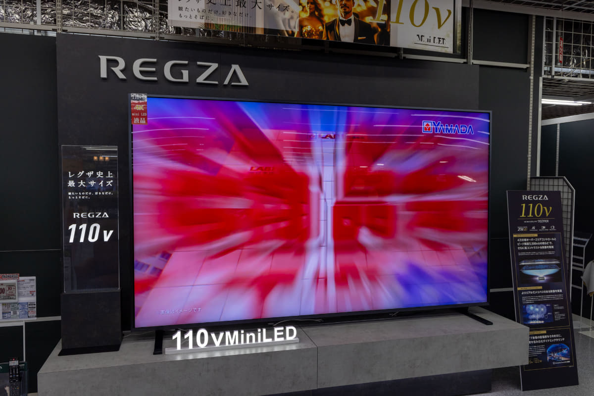 レグザ最大サイズの110型「110Z990R」