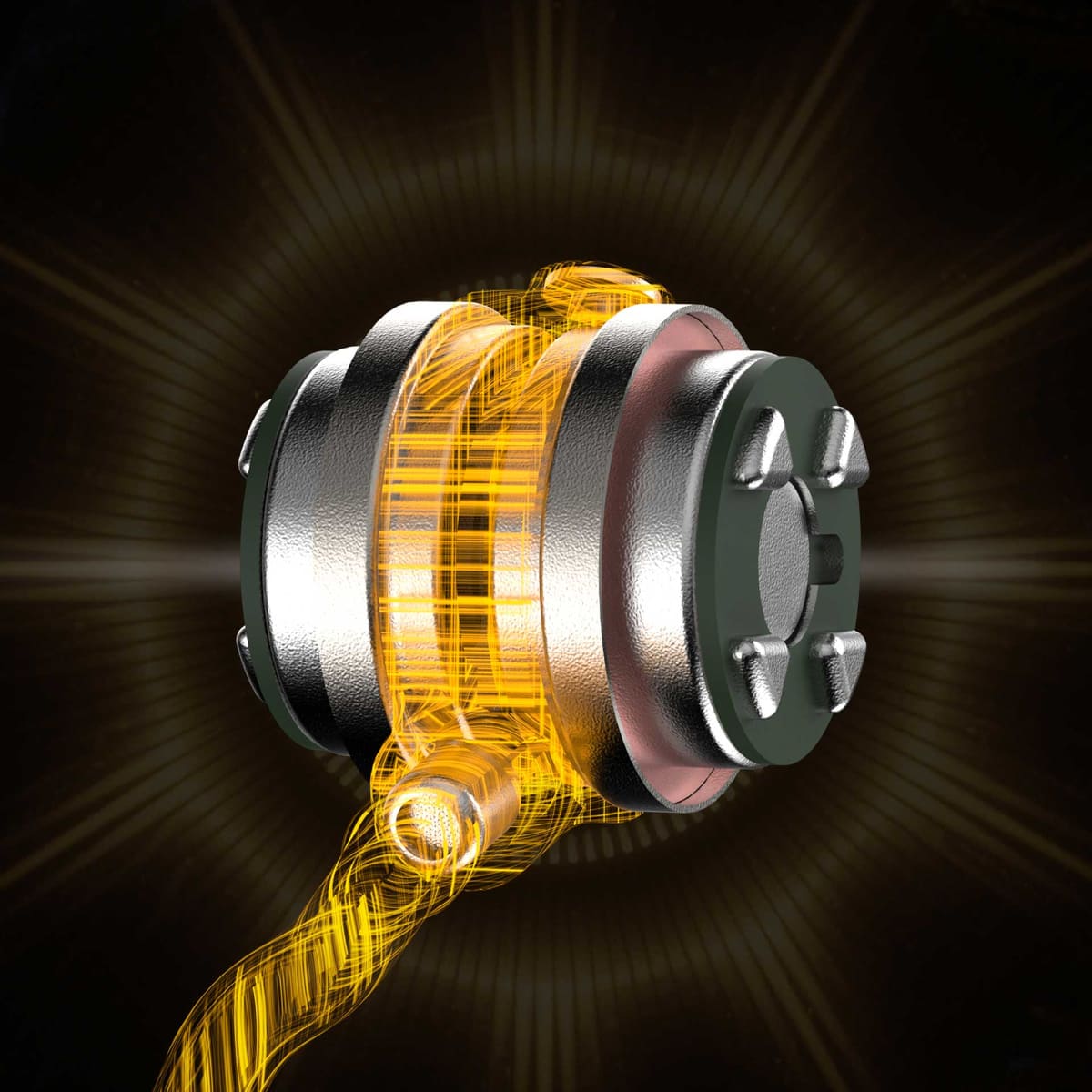 対向配置型デュアル10mmLCPダイナミックドライバー