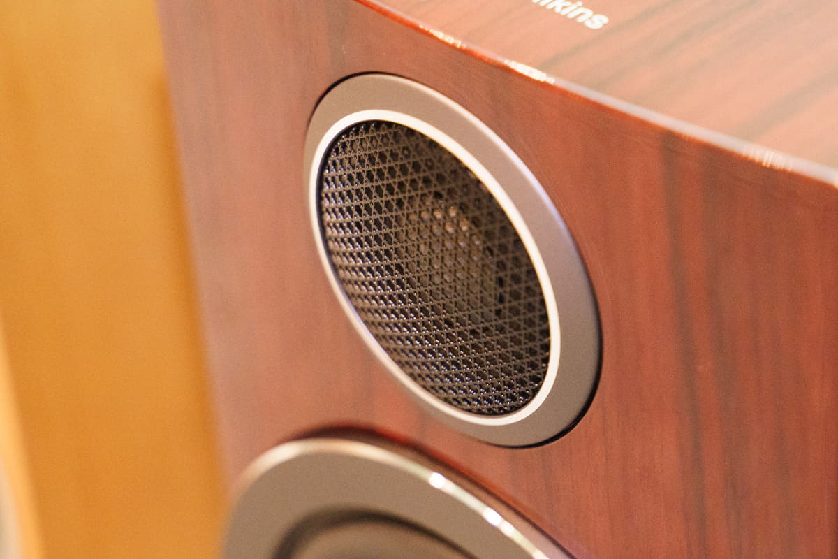 707 Prestige Editionのグリルメッシュ。よく見比べると、穴の形状が違うのがわかる