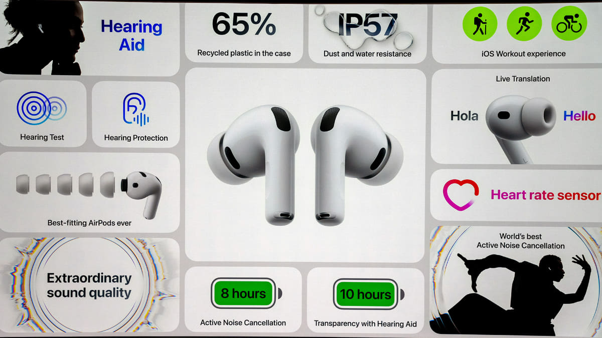 AirPods Pro 3は、機能面での変更も多い