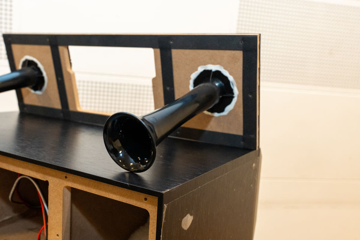 バスレフポートの内部