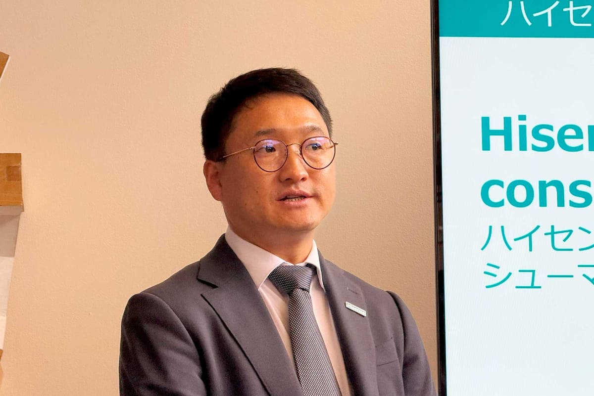 ハイセンスジャパンの張喜峰代表取締役社長