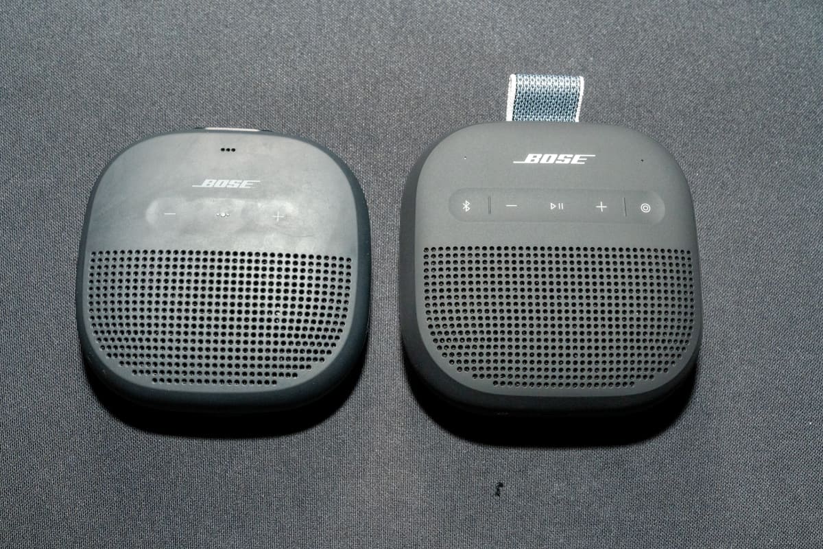 前機種(左)と比較