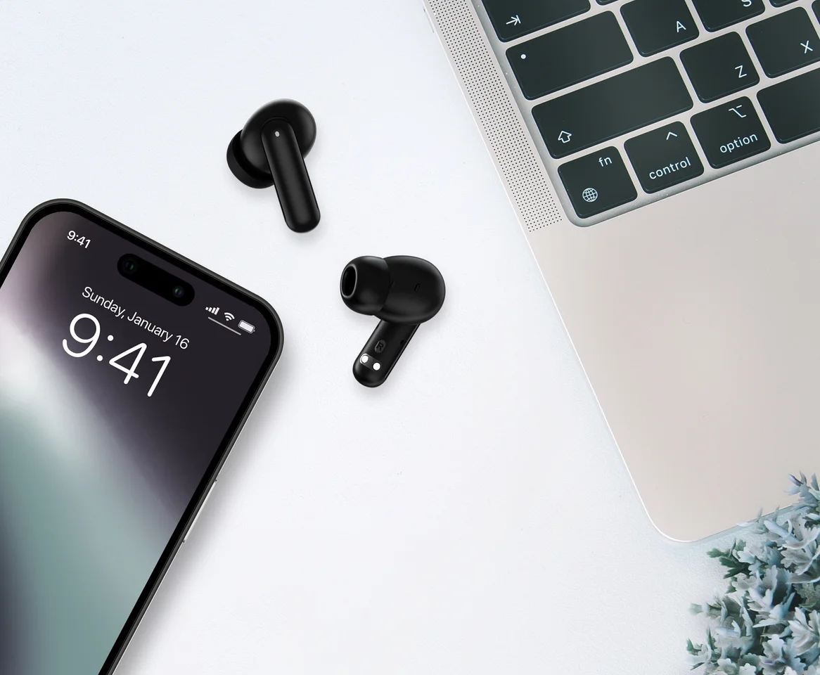 ANC完全ワイヤレスイヤホン カナル型（GRFD-TWS HT16）