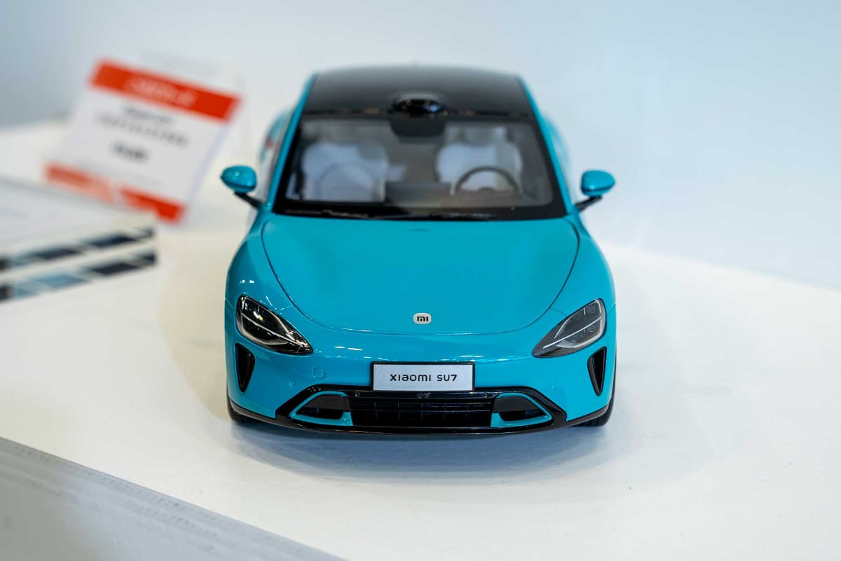 「要望が多かった」というEV「SU7」と「SU7 Ultra」の1/18ダイキャストモデルも発売する