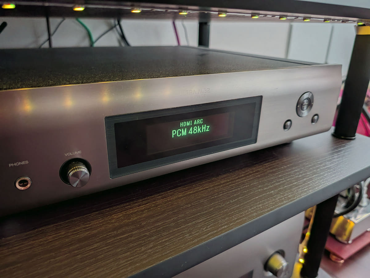 HDMI ARC搭載のデノン、ネットワークプレーヤー「DNP-2500NE」に音声を伝送できた