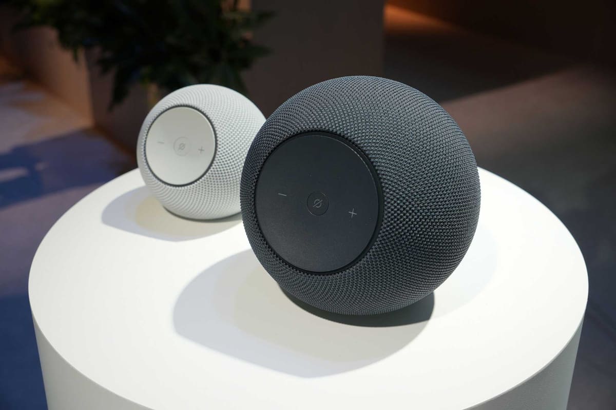 「Echo Dot Max」(左)と「Echo Studio」(右)