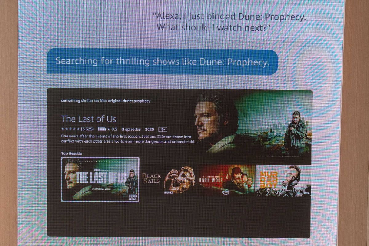 「『デューン：プロフェシー』の次に見るといいドラマは?」という質問にも、内容を把握して回答