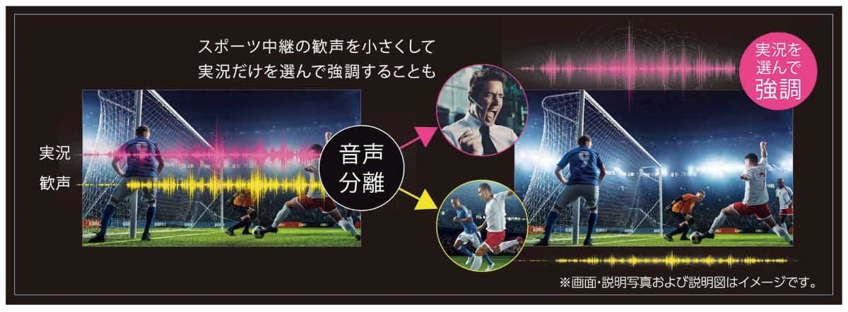 「レグザAI快適リスニング」