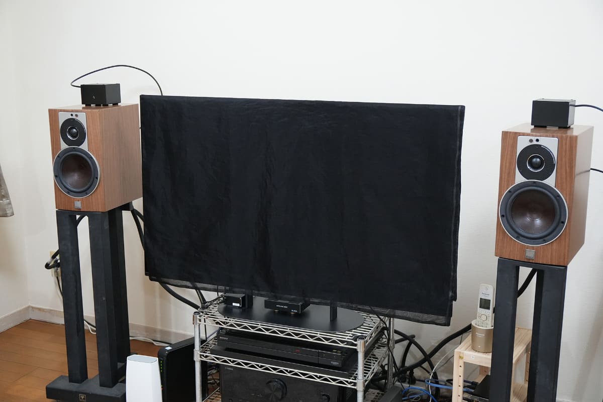 リビングのスピーカー「RUBICON2」も国士無双を接続