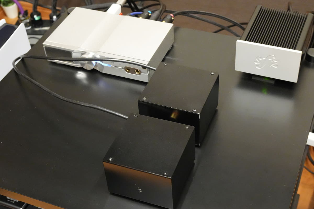 USB DACのRCA出力に国士無双を接続