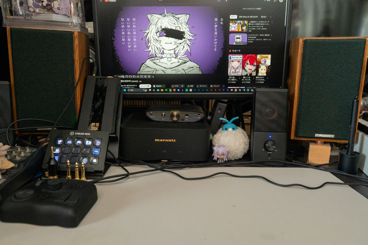 マランツのロゴが目立つのが良い