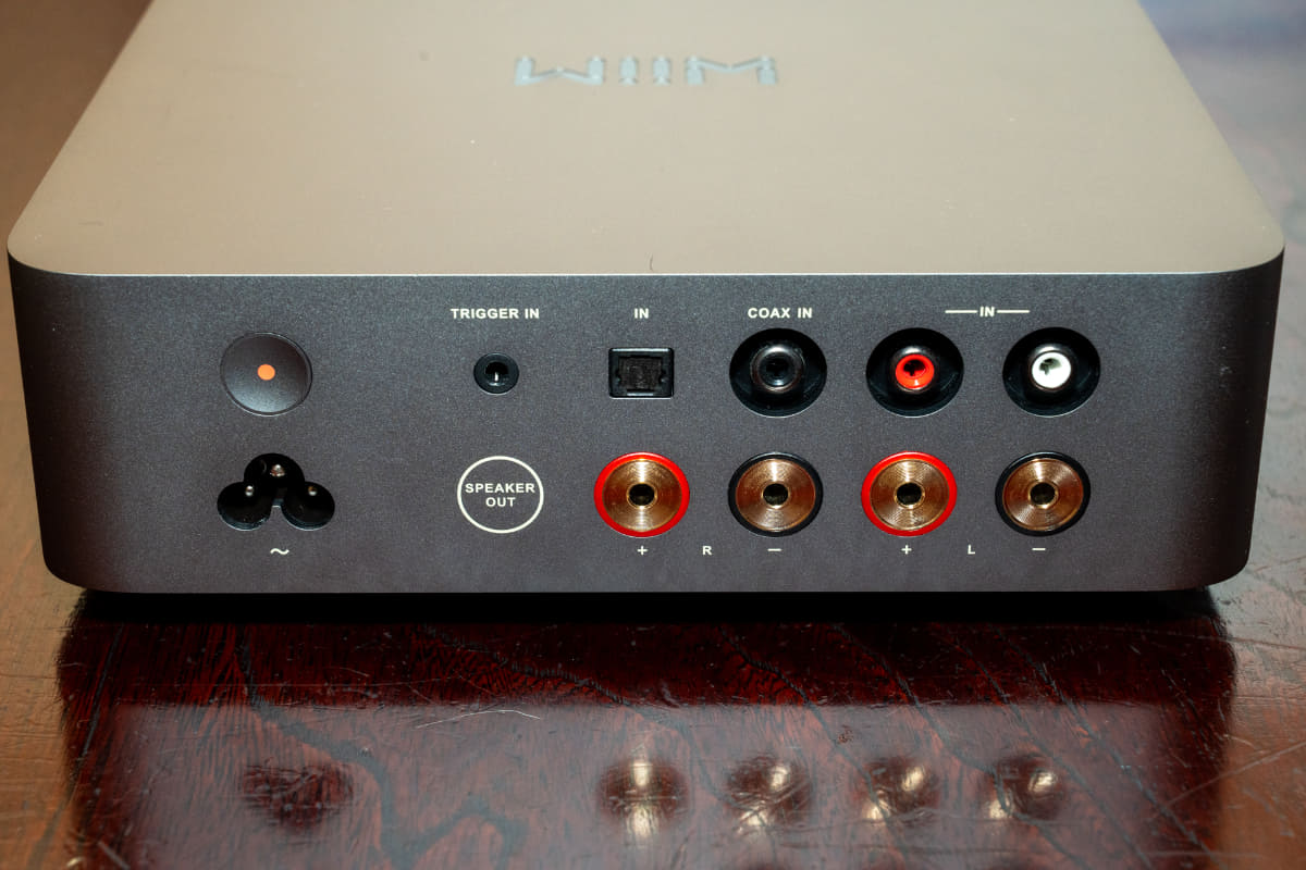 スピーカー出力がバナナプラグのみ