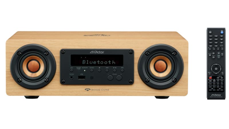 JVCケンウッドのウッドコーン採用一体型コンポ「Victor EX-DM10」