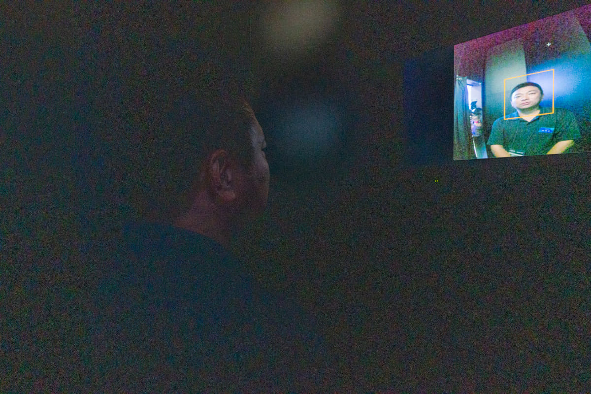 暗い環境でもしっかり認識できる