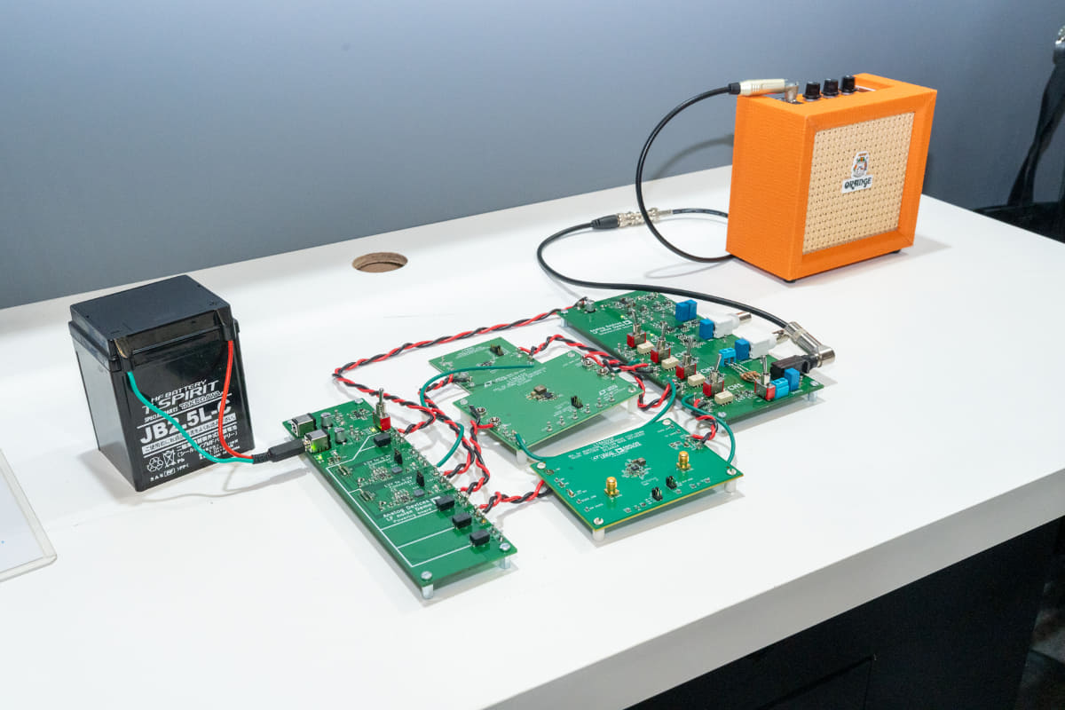 ノイズの音がそのまま聴ける