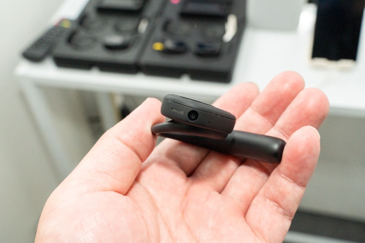 小型のカメラが搭載