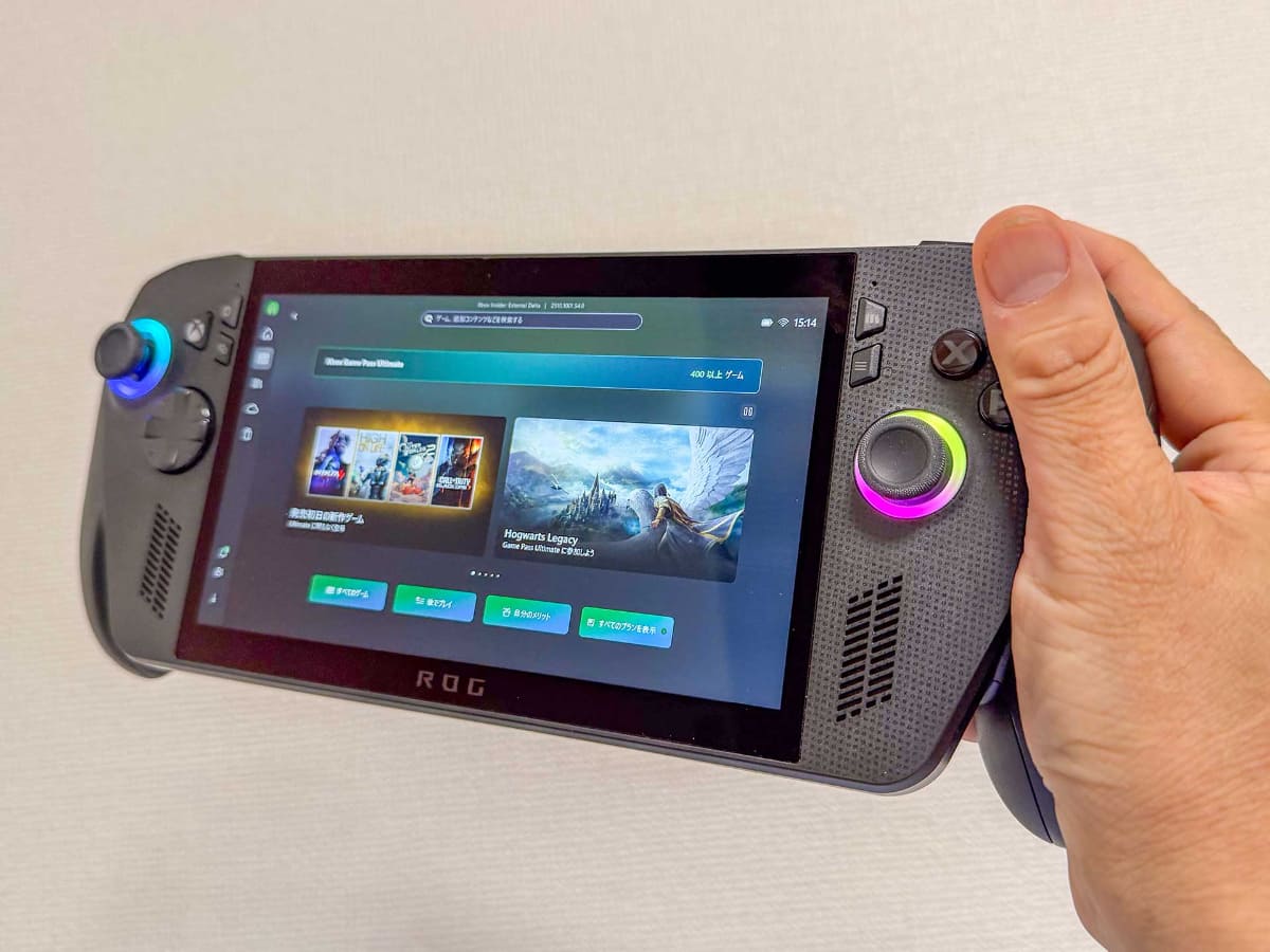 「ROG Xbox Ally X」。価格は13万9,800円