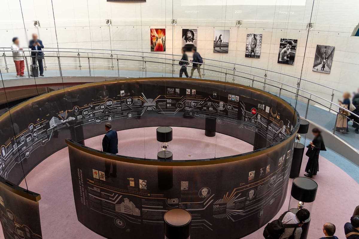 アトリウムの展示