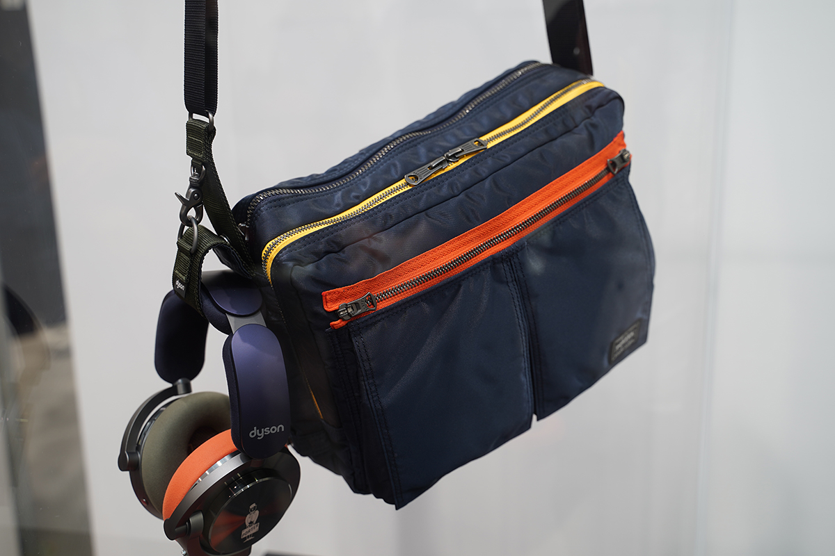 Dyson OnTrac | PORTER limited-edition headphones and shoulder bag