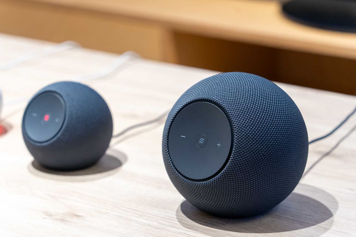 写真手前が「Echo Studio」