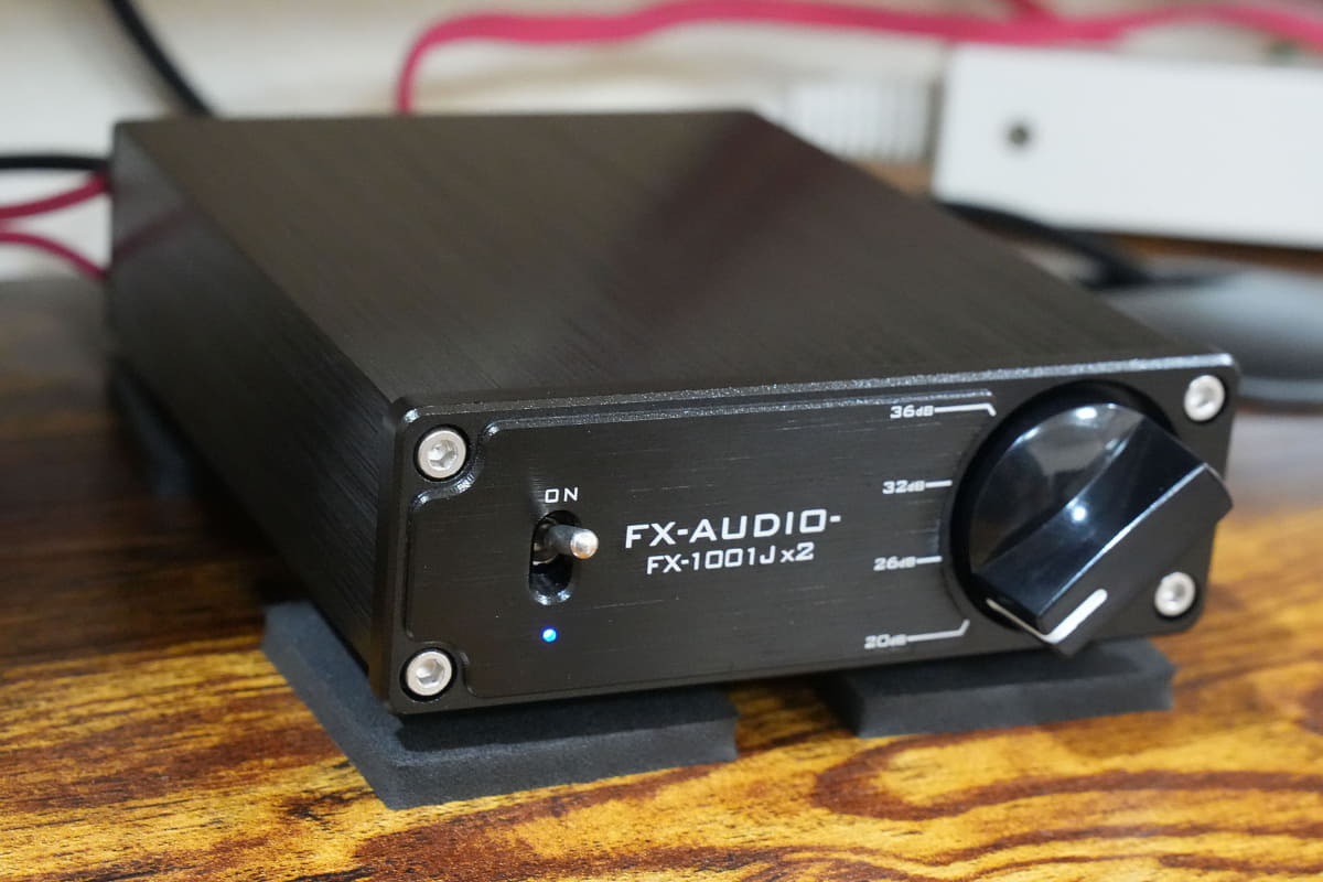パワーアンプはFX-1001Jx2
