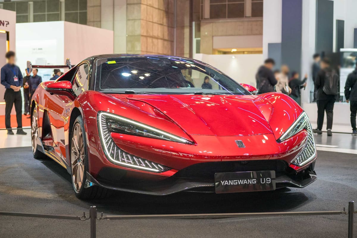 中国BYDのスーパースポーツEV「YANGWANG U9」