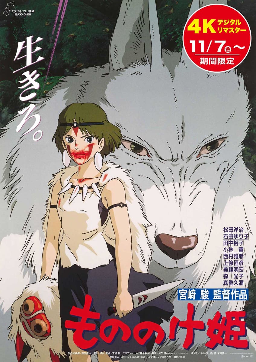 <span class="fnt-70">(C)1997 Hayao Miyazaki/Studio Ghibli, ND</span>