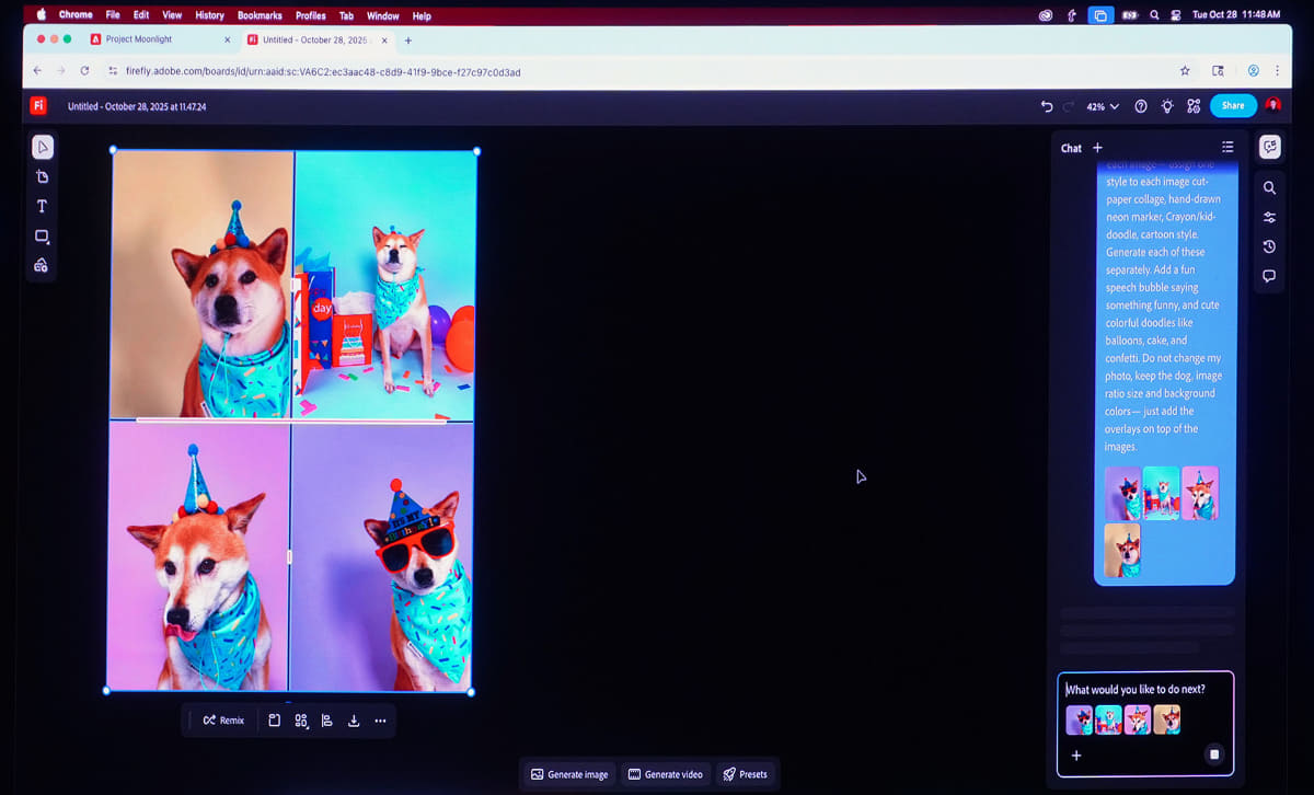 プロクリエイター向けの対話型画像生成「Project Moonlight」