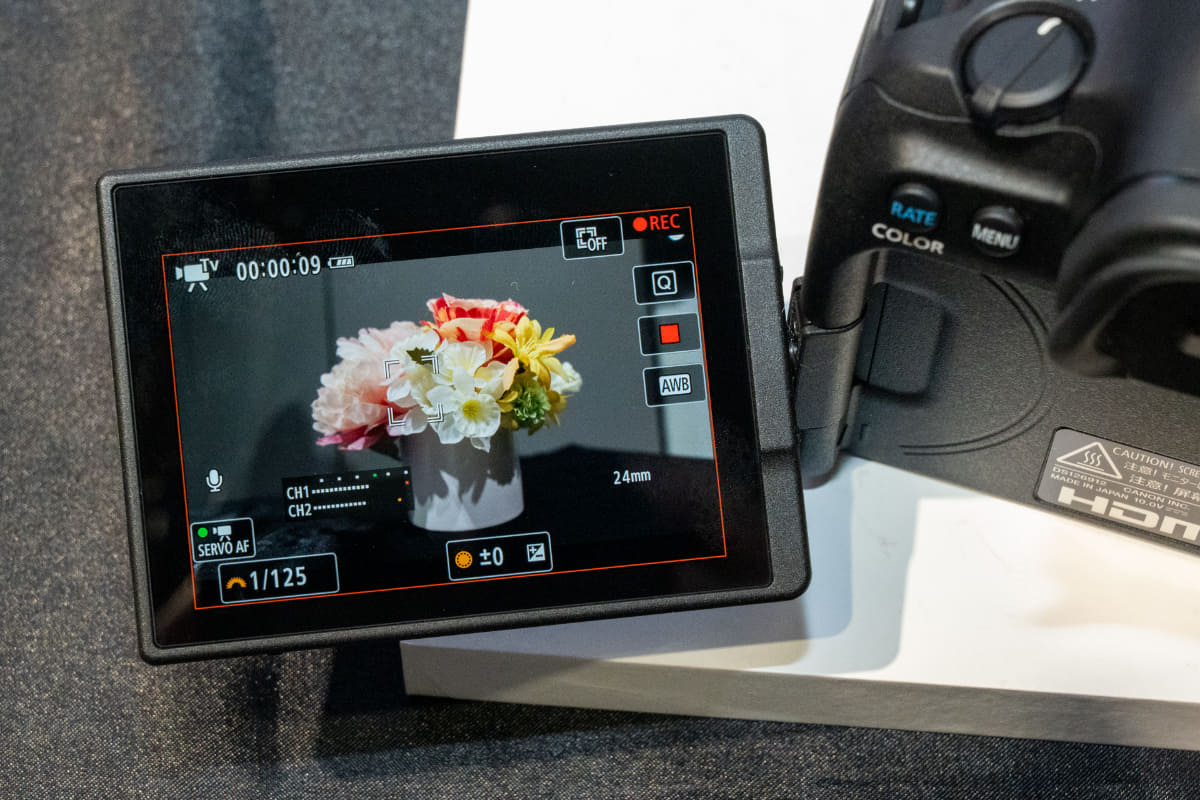 動画撮影中は画面に赤枠が表示