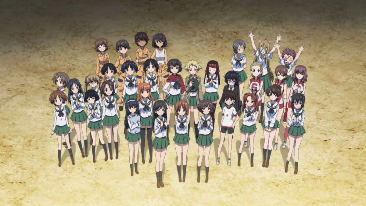 従来の場面写真<br><span class="fnt-70">(C)GIRLS und PANZER Film Projekt</span>