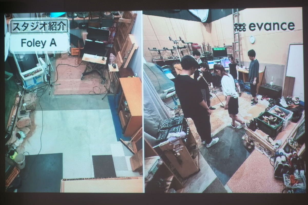 Aスタジオには水槽まで用意されている