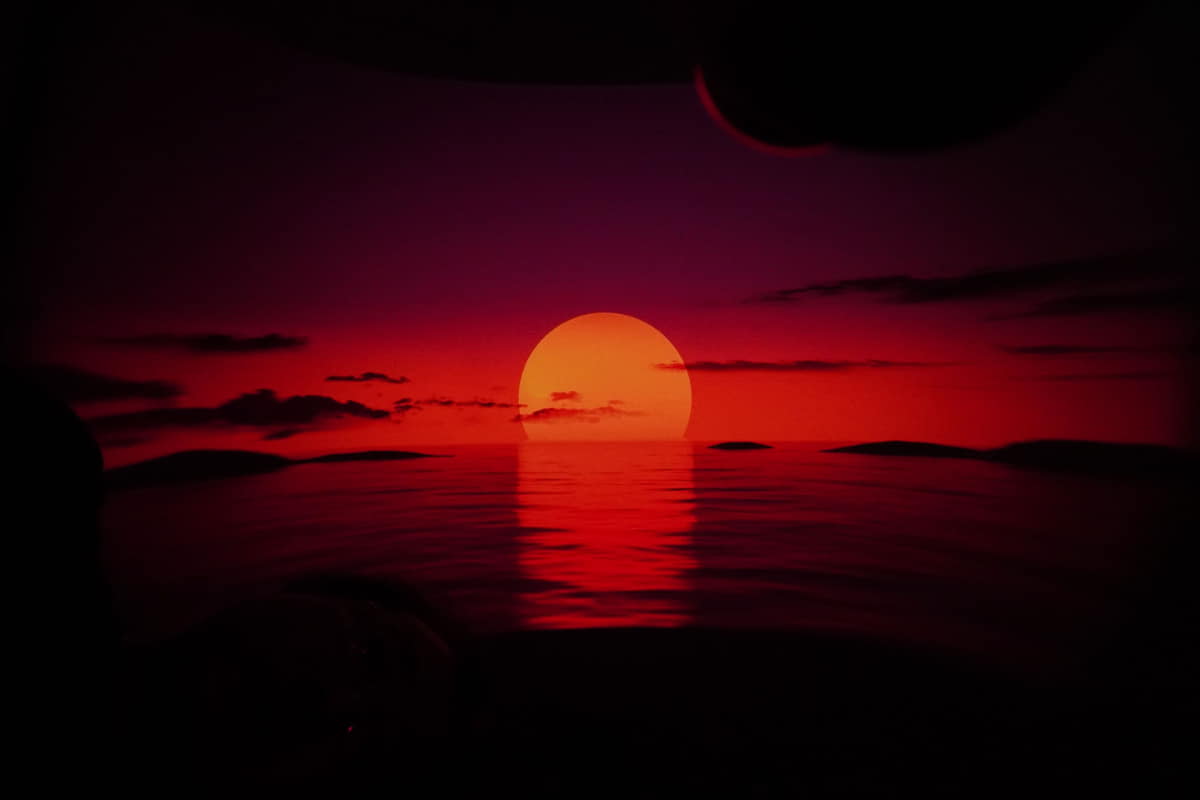 夕陽