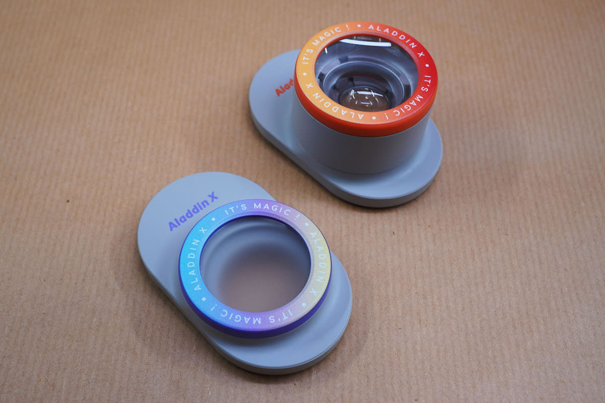Setに付属する「Aladdin Lens」