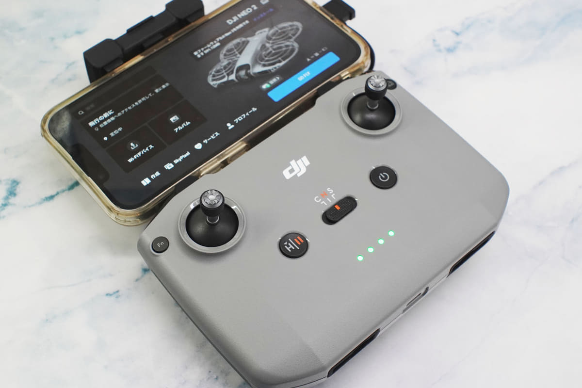 付属コントローラは「DJI RC-N3」