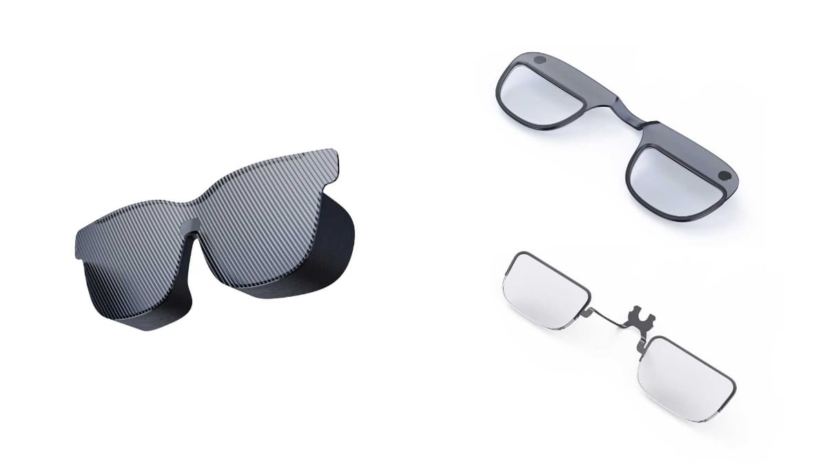 左がLumaシリーズ/Beast専用レンズフード、右上がLumaシリーズ専用レンズフレーム、右下がBeast専用レンズフレーム