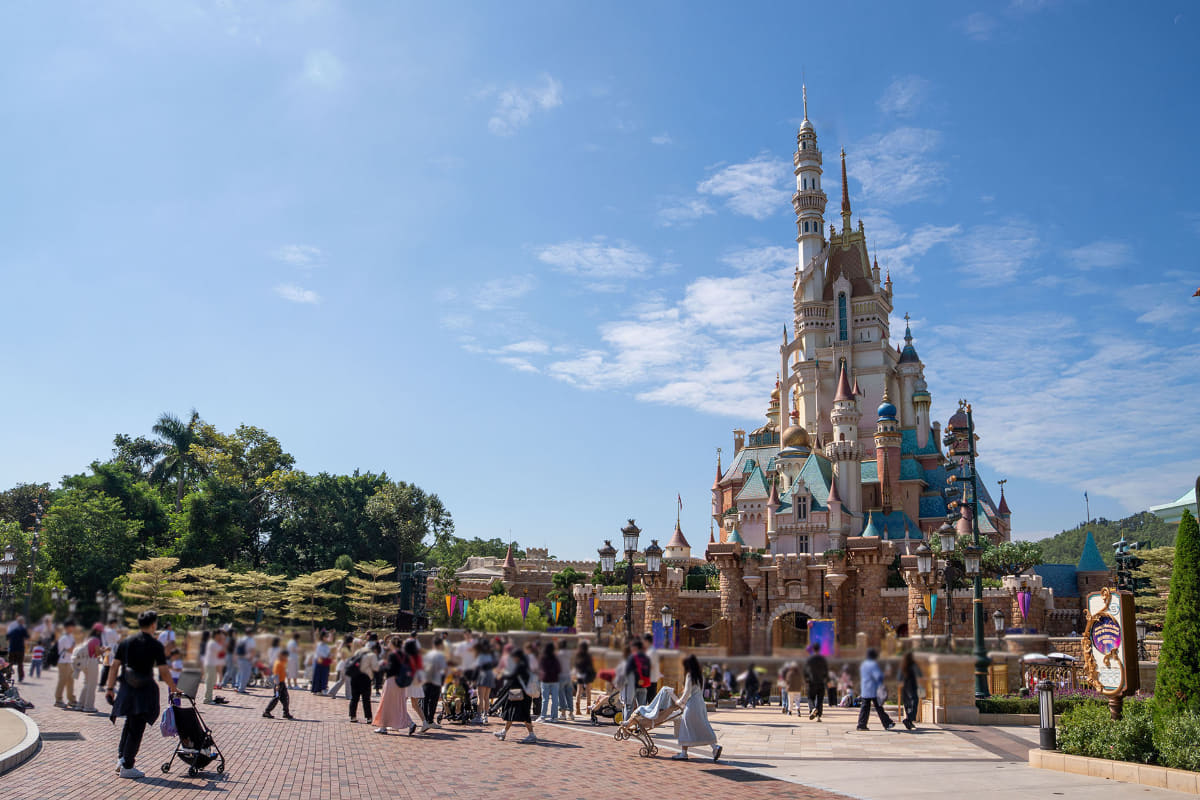 会場近くにある香港ディズニーランド