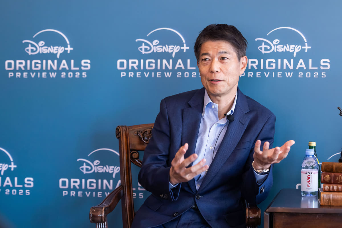 ウォルト・ディズニー・ジャパン 代表取締役社長兼マネージング・ディレクターの日色保氏<Br><span class="fnt-70">ⓒDisney（提供：ディズニー）</span>