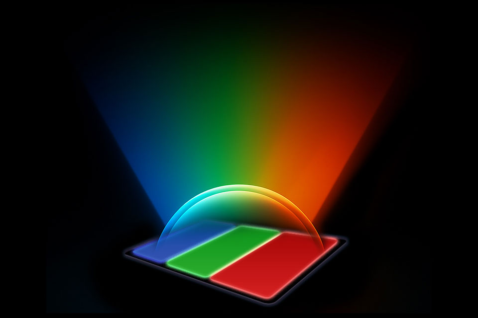 直接発光型RGB LED