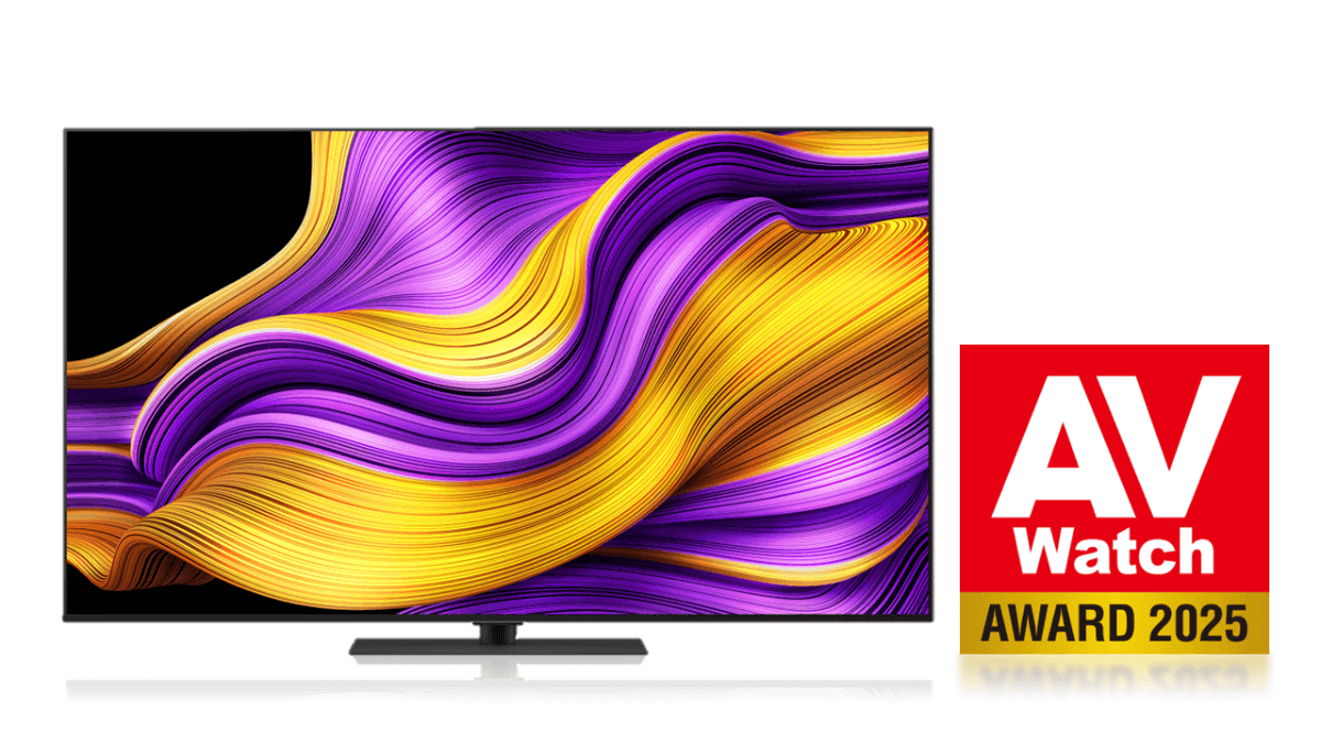 AV Watchアワード2025で有機ELテレビ大賞に選出された、LGエレクトロニクス・ジャパンの4Kテレビ「OLED65G5PJB」
